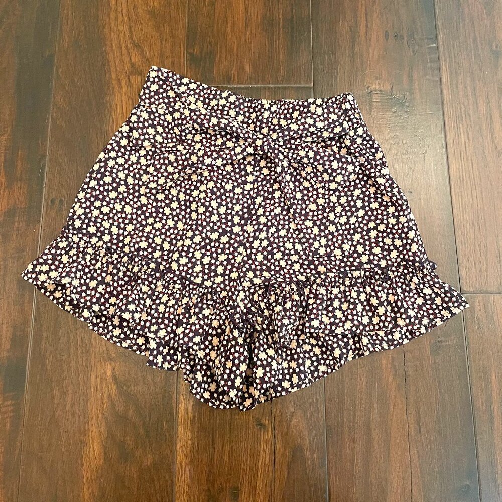 Altar'd State Flowy Floral Tie Shorts